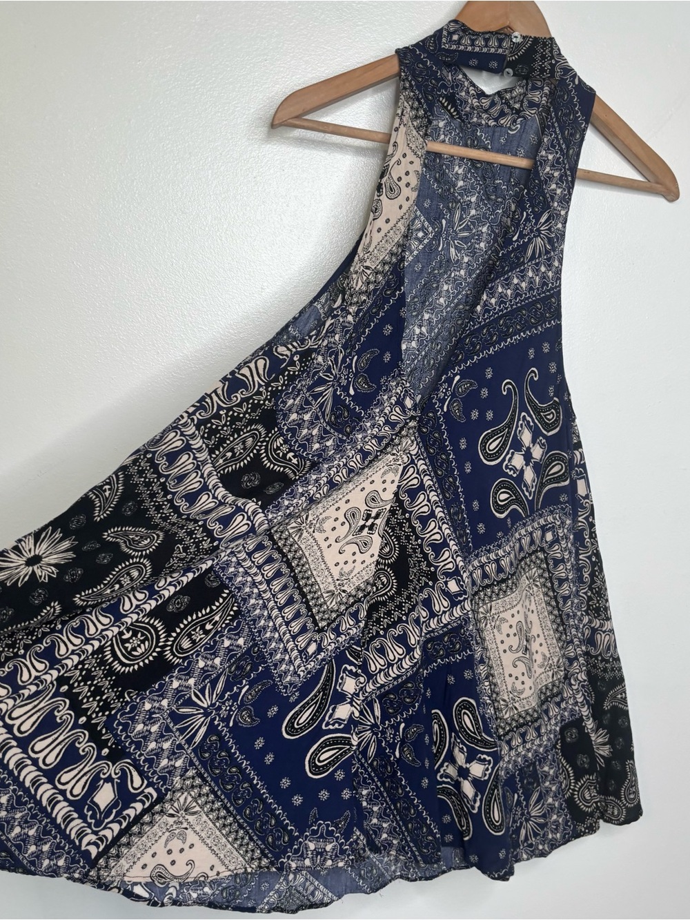 Intimately Free People Beaux Bandana Paisley Print Mini Dress - Picture 8 of 11
